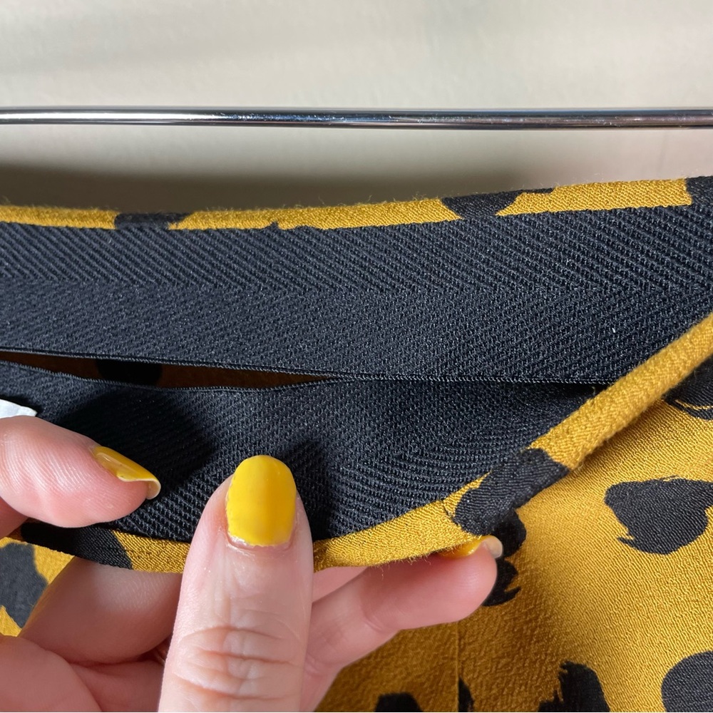 Madewell Brown Midi Skirt with Black Spot Print - Picture 10 of 10